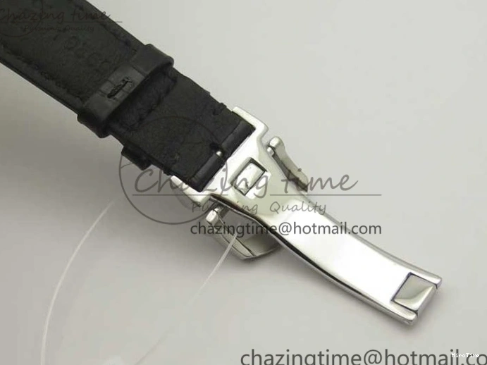 MIROTIME 0518 Portofino Automatic SS TWF 1:1 Best Edition Black Dial on Black Leather Strap A TravelReady 7199